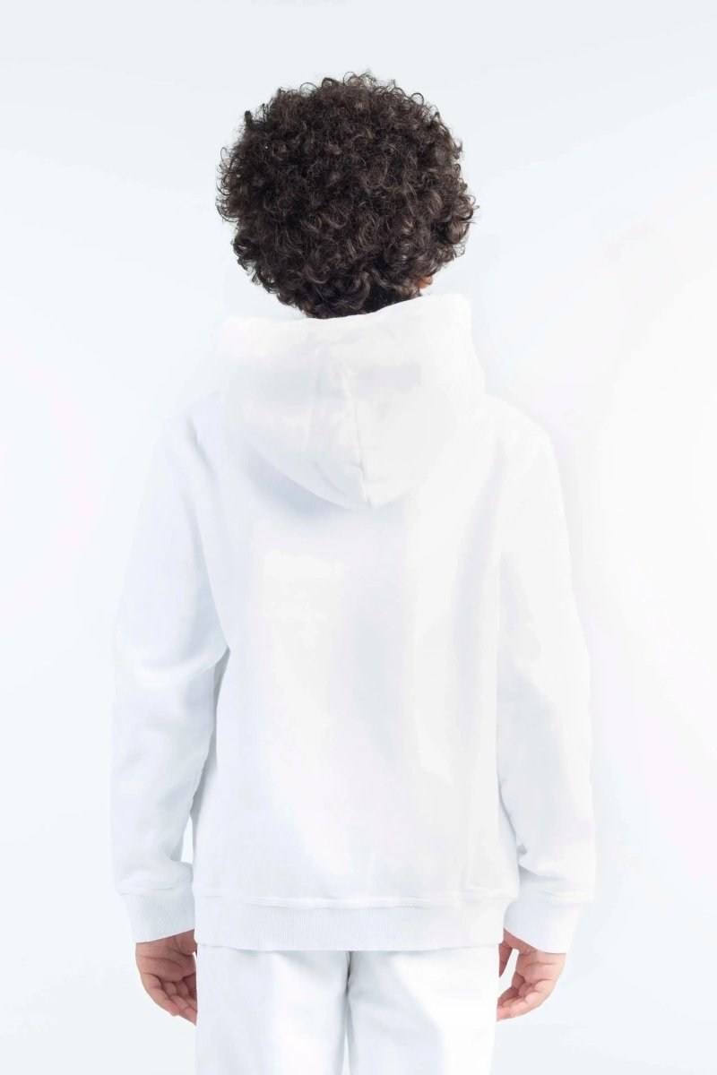 HAVE A NICE DAY Hoodie White - Kids - Bad Company