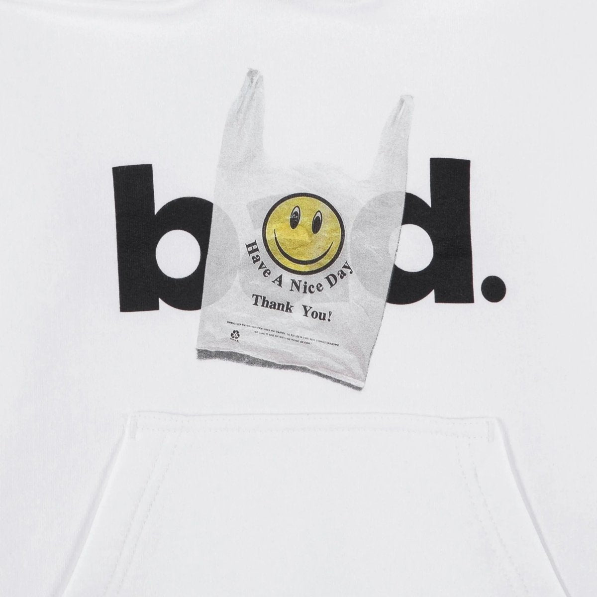 HAVE A NICE DAY Hoodie White - Kids - Bad Company