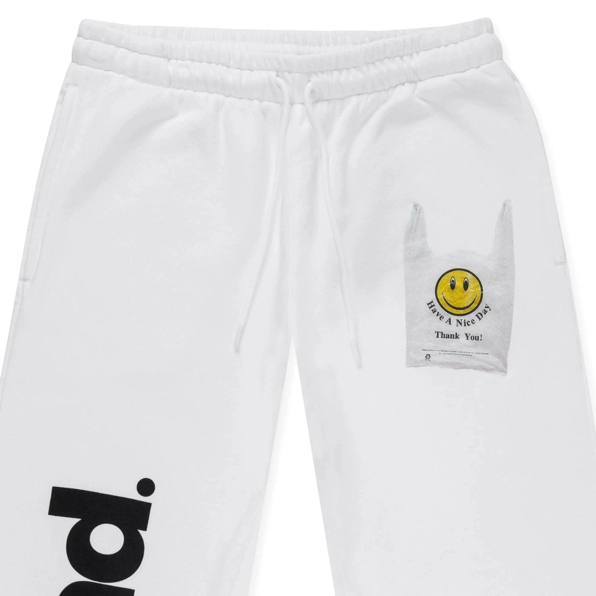 HAVE A NICE DAY Sweatpants White - Bad Company