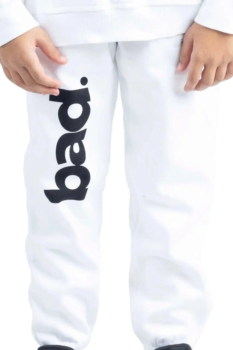 HAVE A NICE DAY Sweatpants White - Kids - Bad Company