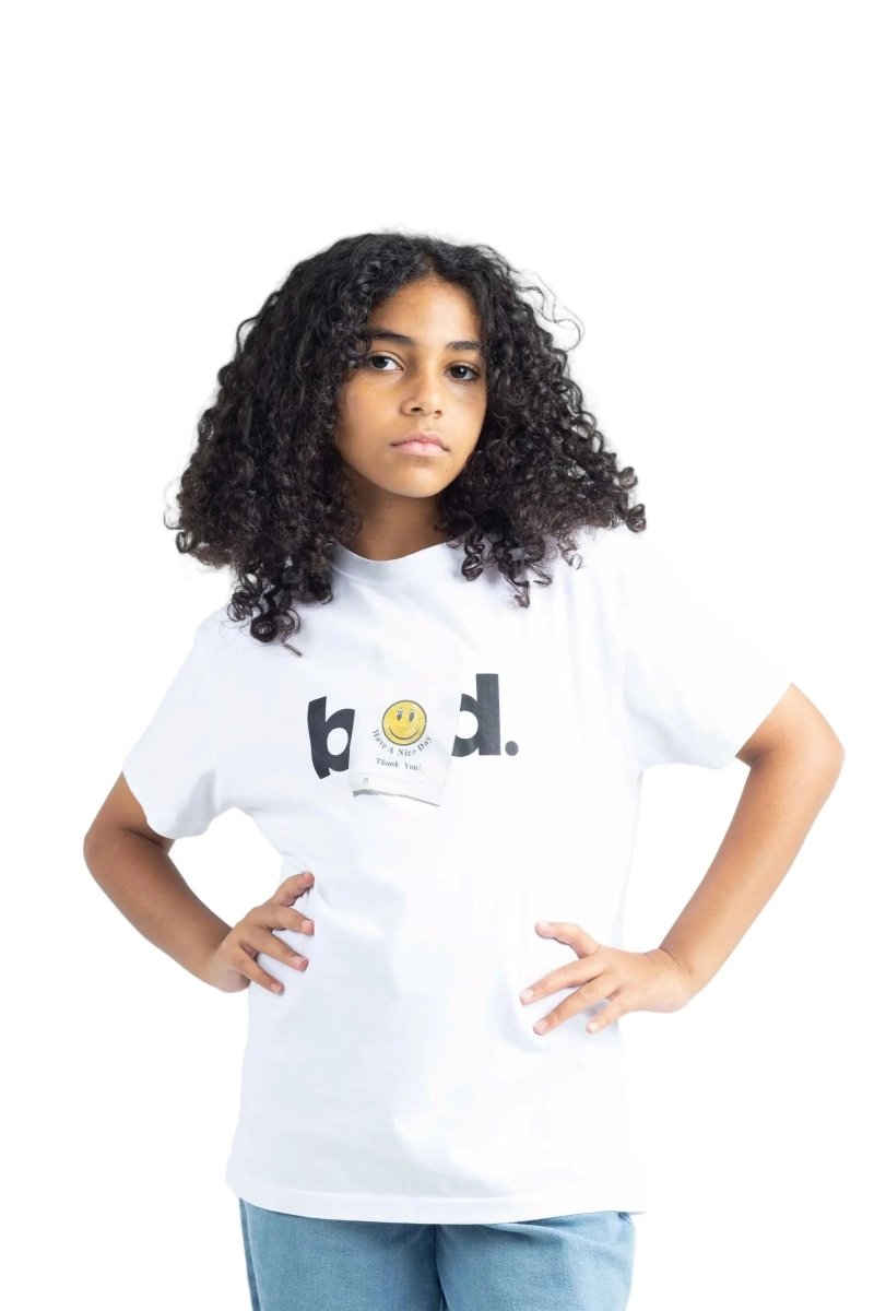 HAVE A NICE DAY T-shirt White - Kids - Bad Company