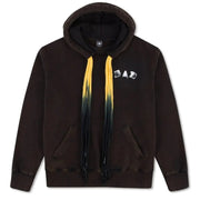 Multi Cord BAD Hoodie Washed Black - Bad Company