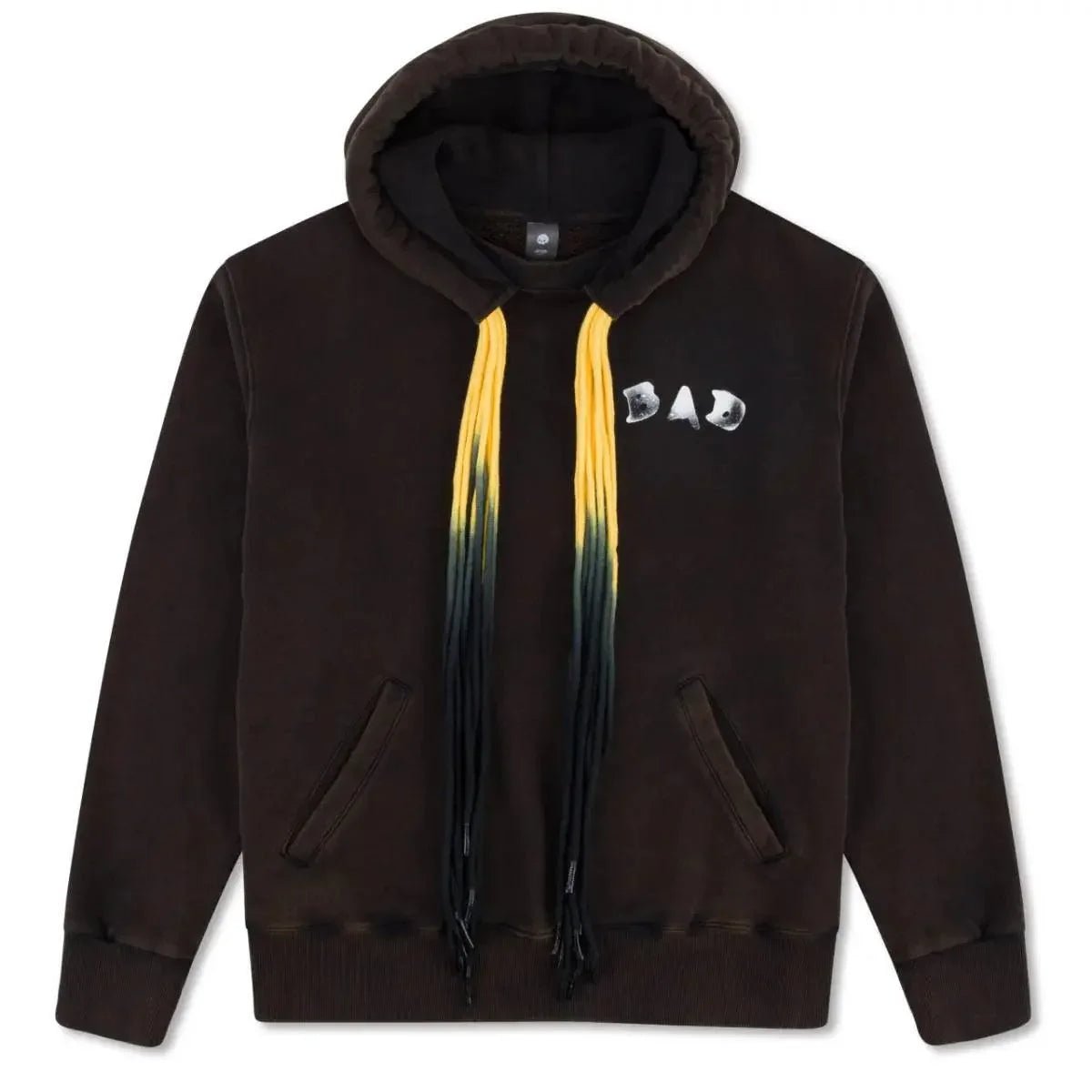 Multi Cord BAD Hoodie Washed Black - Bad Company