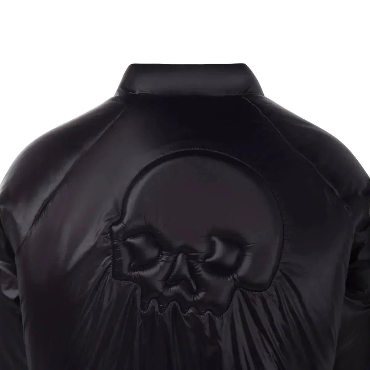 SKULL Puffer Jacket Black - Bad Company