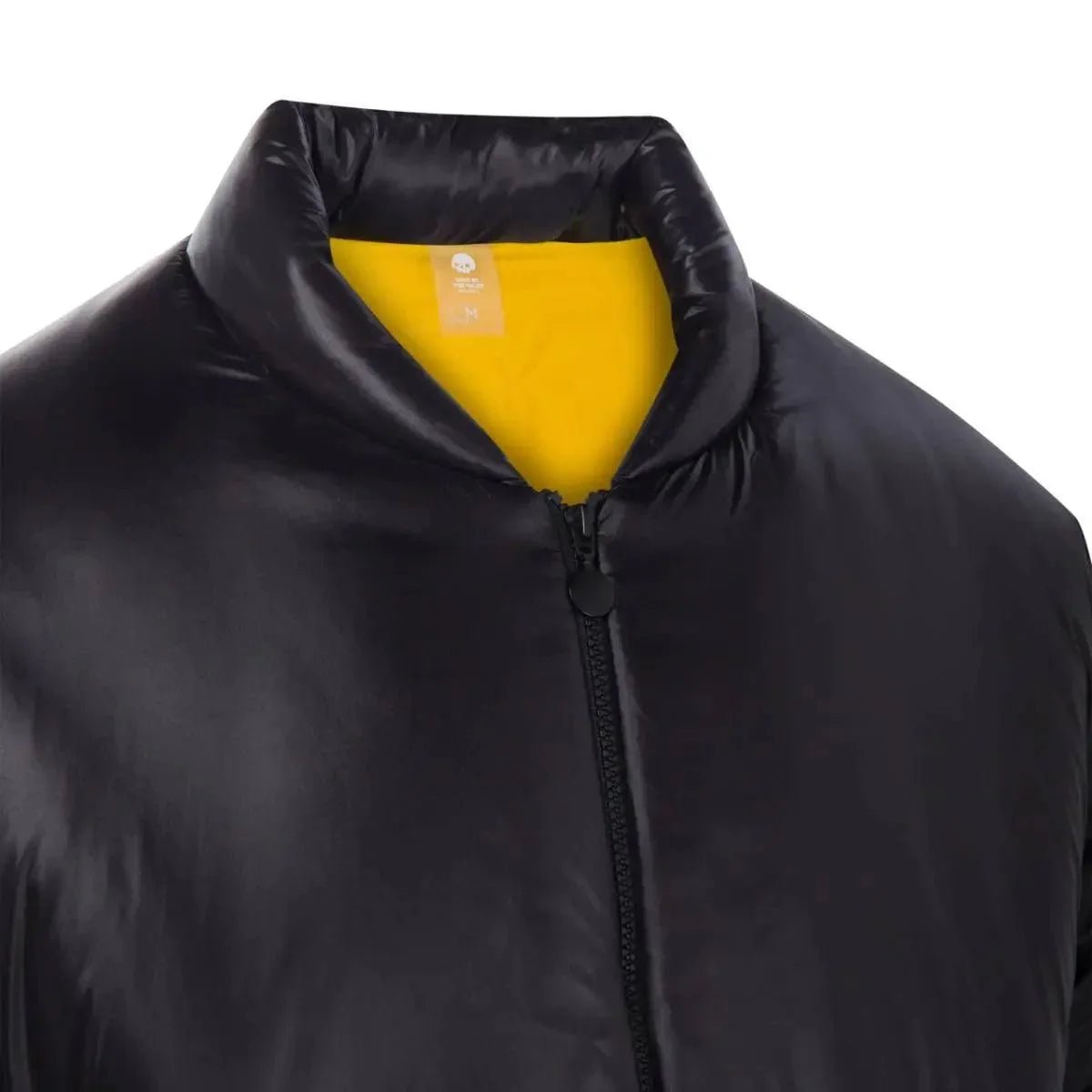 SKULL Puffer Jacket Black - Bad Company